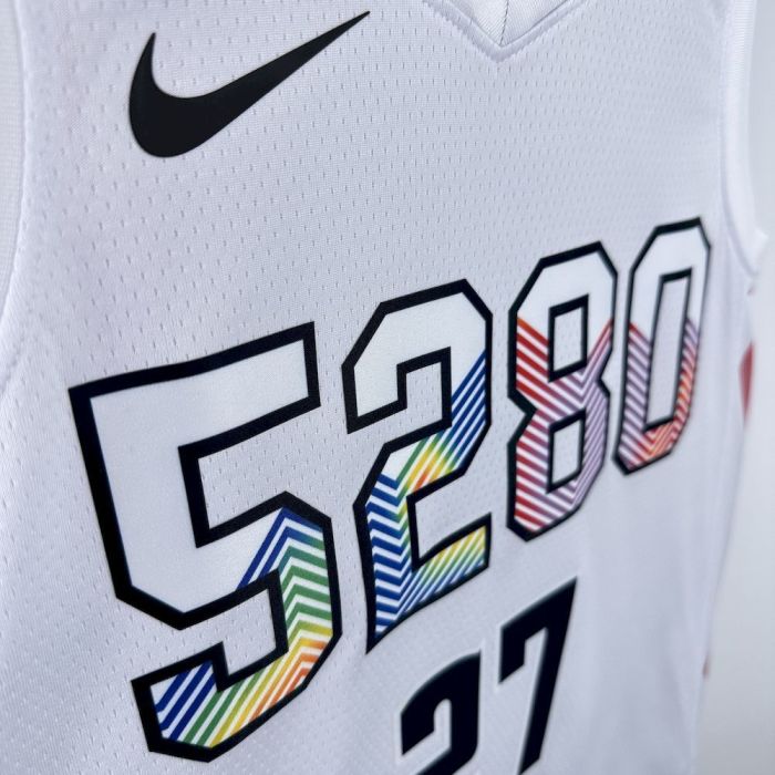 Jamal Murray Denver Nuggets  City Edition 2024/25 Swingman Jersey White