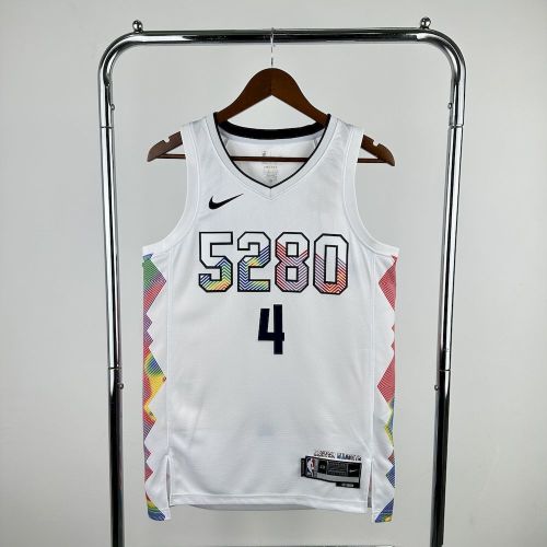 Russell Westbrook Denver Nuggets City Edition 2024/25 Swingman Jersey White