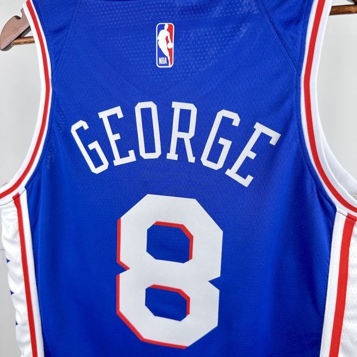 Paul George Philadelphia 76ers 2023/24 Swingman Away Jersey Blue
