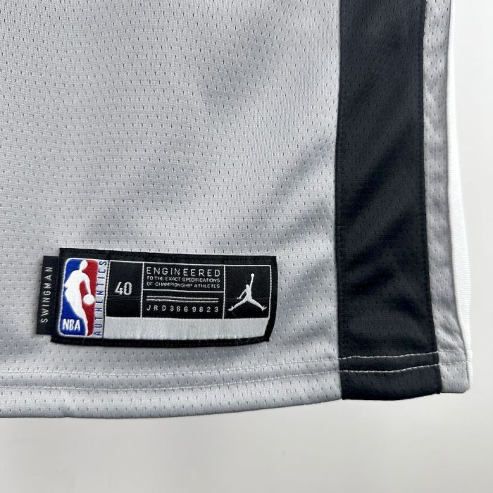 Tim Duncan San Antonio Spurs 2021/22 Statement Edition Swingman Jersey Gray
