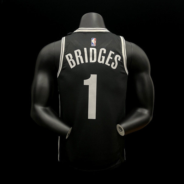 Mikal Bridges Brooklyn Nets  Icon Edition Swingman Jersey Black