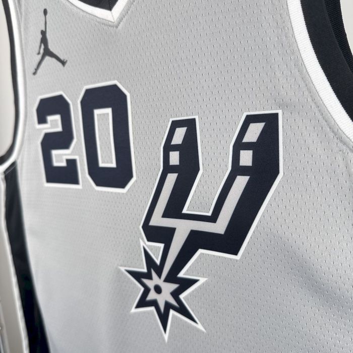 Manu Ginobili San Antonio Spurs 2021/22 Statement Edition Swingman Jersey Gray
