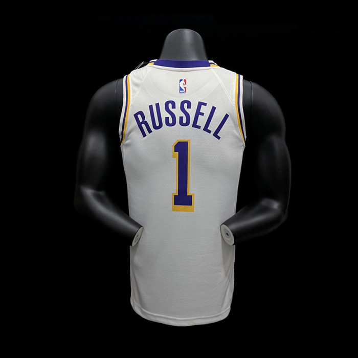 D'Angelo Russell  Los Angeles Lakers Association Edition Swingman Jersey White