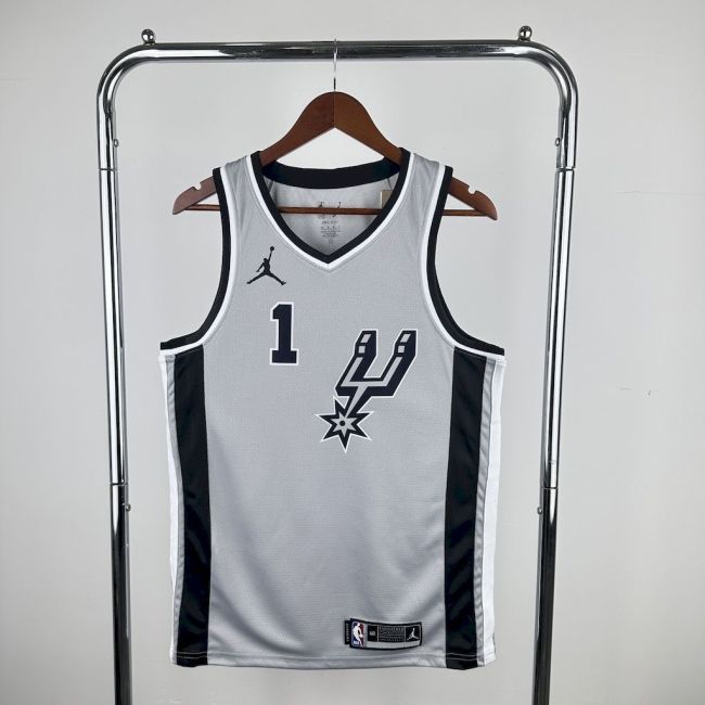 Victor Wembanyama San Antonio Spurs 2021/22 Statement Edition Swingman Jersey Gray