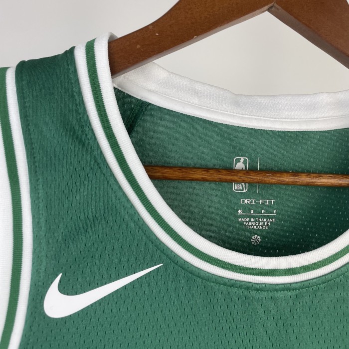 Jaylen Brown Boston Celtics Icon Edition Swingman away Jersey Green