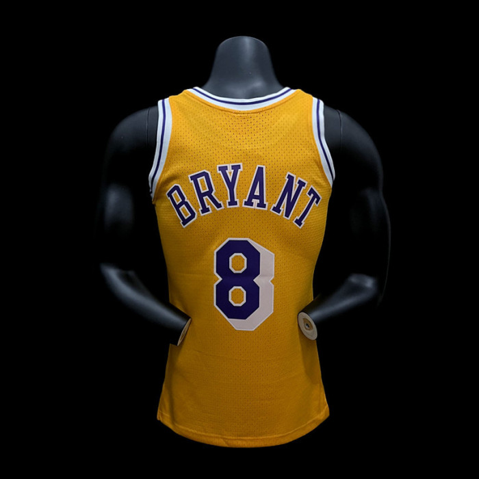 Kobe Bryant Los Angeles Lakers Hardwood Classics Swingman Jersey Yellow