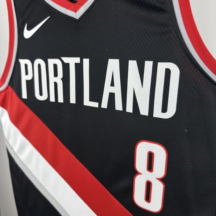 Deni Avdija Portland Trail Blazers 2023/24 Icon Edition Swingman Away  Jersey Black