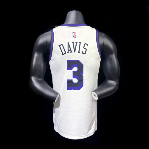 Anthony Davis Los Angeles Lakers City Edition Swingman Jersey 22/23 White
