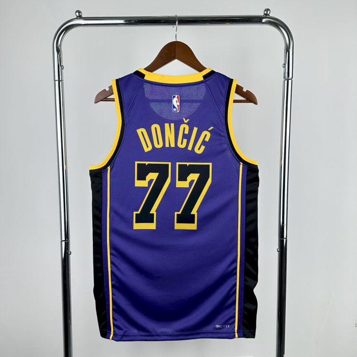 Luka Dončić Los Angeles Statement Edition Swingman Jersey 23/24 Purple