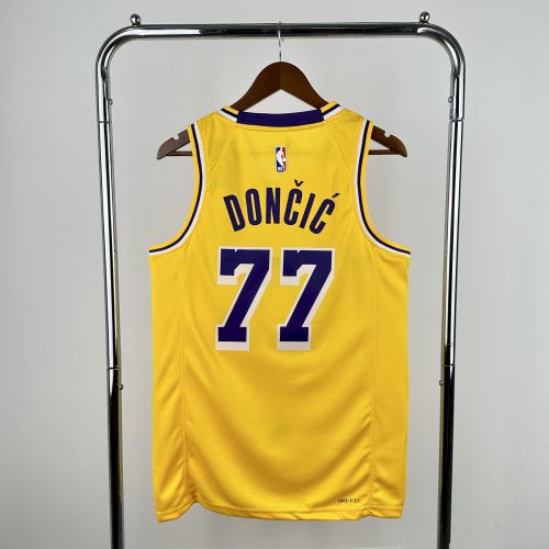 Luka Dončić Los Angeles Lakers Icon Edition Swingman Jersey 23/24 Yellow