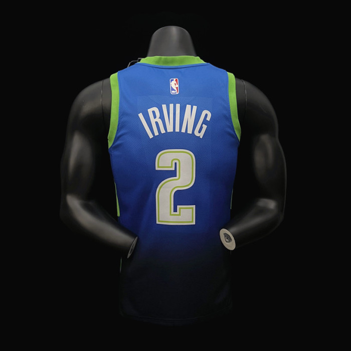 Kyrie Irving Dallas Mavericks City Edition Swingman Jersey Blue