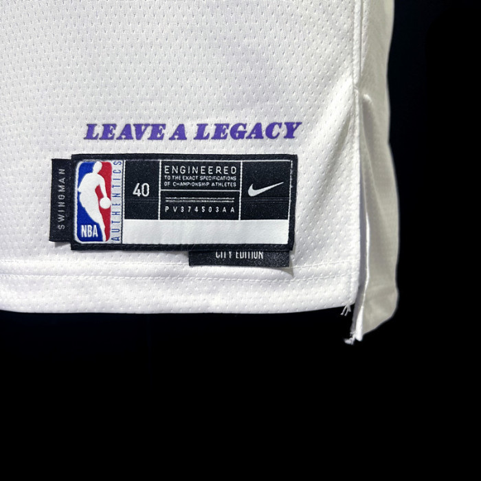 Anthony Davis Los Angeles Lakers City Edition Swingman Jersey 22/23 White