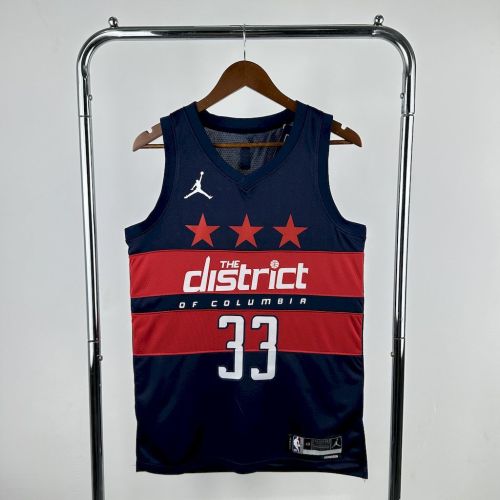Kyle Kuzma Washington Statement Edition 24/25 Swingman Jersey Red Blue