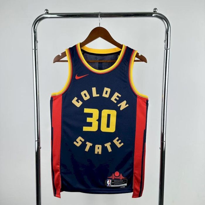 Stephen Curry Golden State Warriors City Edition Swingman Jersey 24/25 Blue