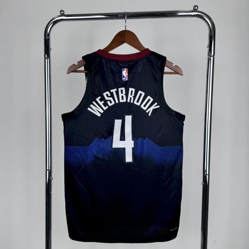 Russell Westbrook Denver Nuggets City Edition 2024/25 Swingman Jersey Black