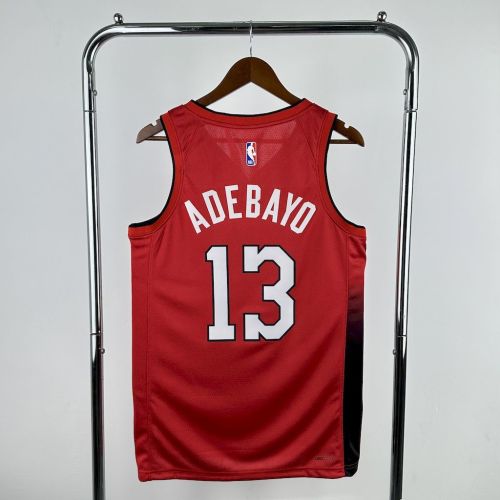 Bam Adebayo Miami Heat City Edition 24/25 Swingman Jersey Red