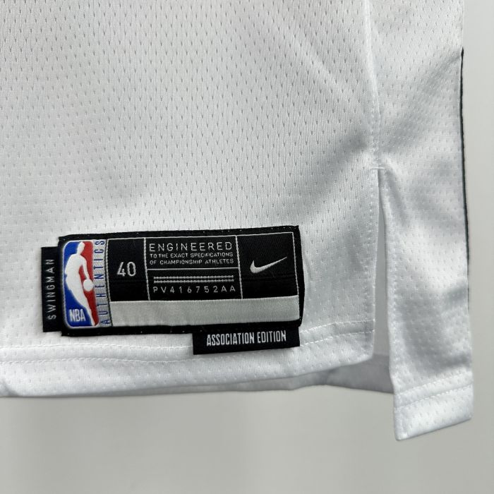 Cui Yongxi  Brooklyn Nets Association Edition Swingman Jersey White