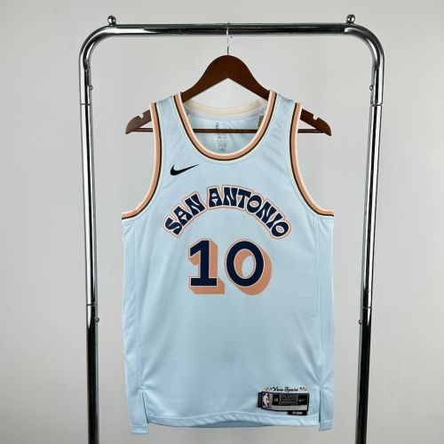 Jeremy Sochan San Antonio Spurs 24/25 City Edition Swingman Jersey Blue