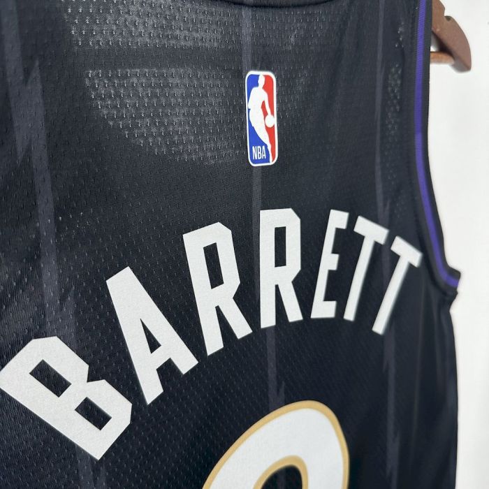 RJ Barrett Toronto Raptors City Edition Swingman Jersey 24/25 Black