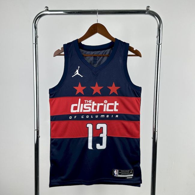 Jordan Poole Washington Statement Edition 24/25 Swingman Jersey Red Blue