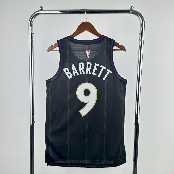 RJ Barrett Toronto Raptors City Edition Swingman Jersey 24/25 Black