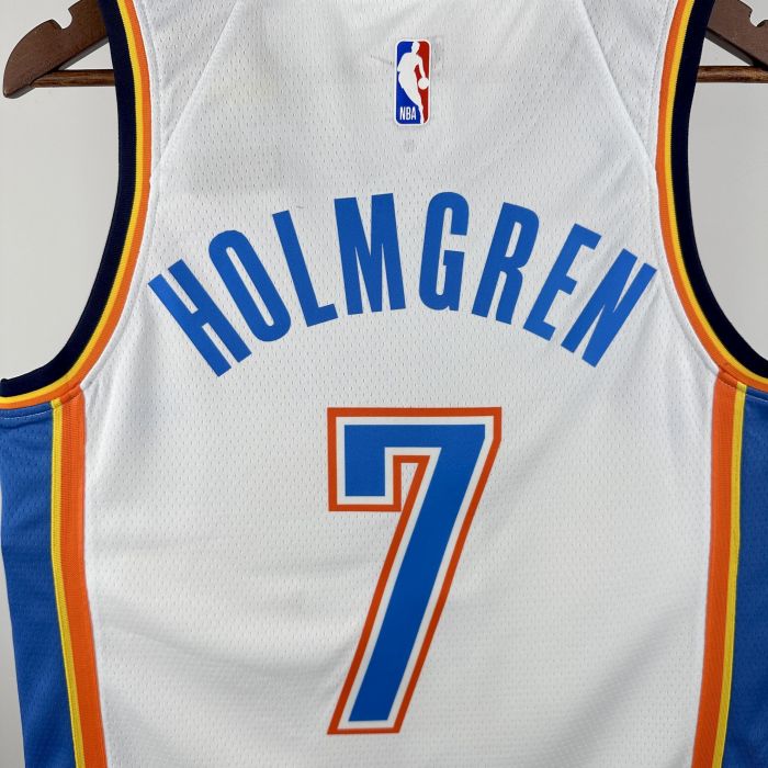 Chet Holmgren Oklahoma City Thunder Association Edition Swingman Jersey White