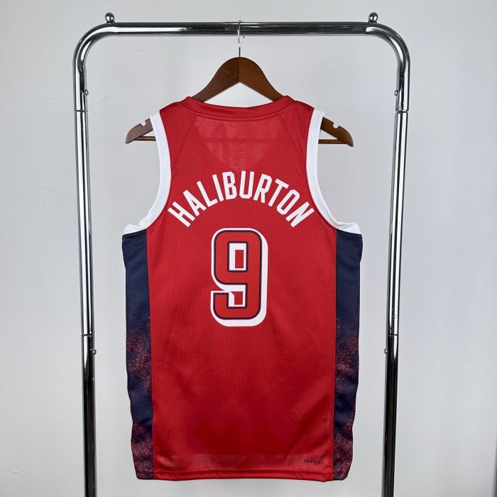Tyrese Haliburton Tatum Team USA 2024 Swingman Jersey Red