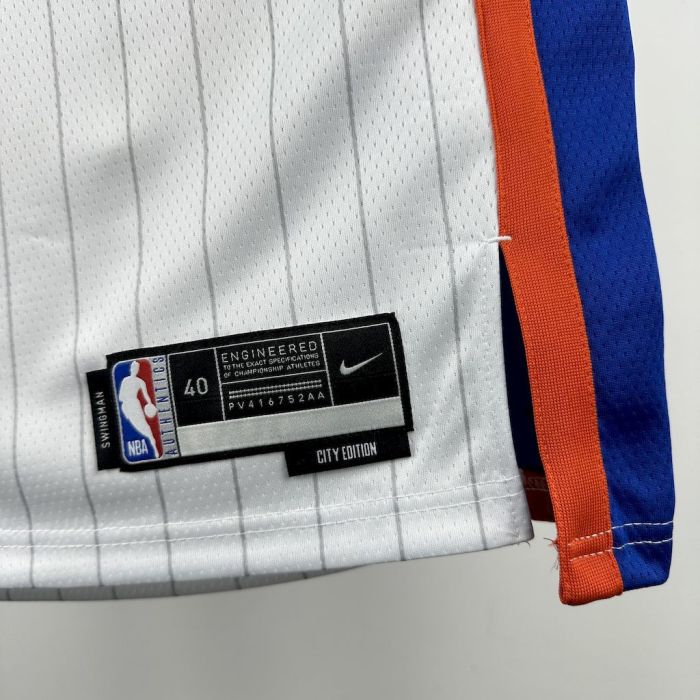 Jalen Brunson New York Knicks City Edition Swingman Jersey 24/25