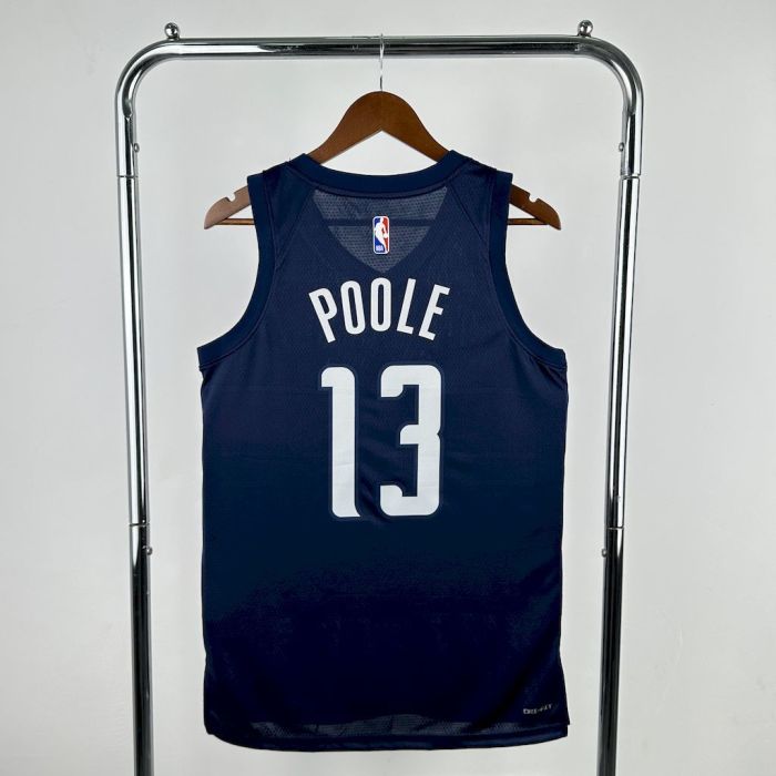 Jordan Poole Washington Statement Edition 24/25 Swingman Jersey Red Blue