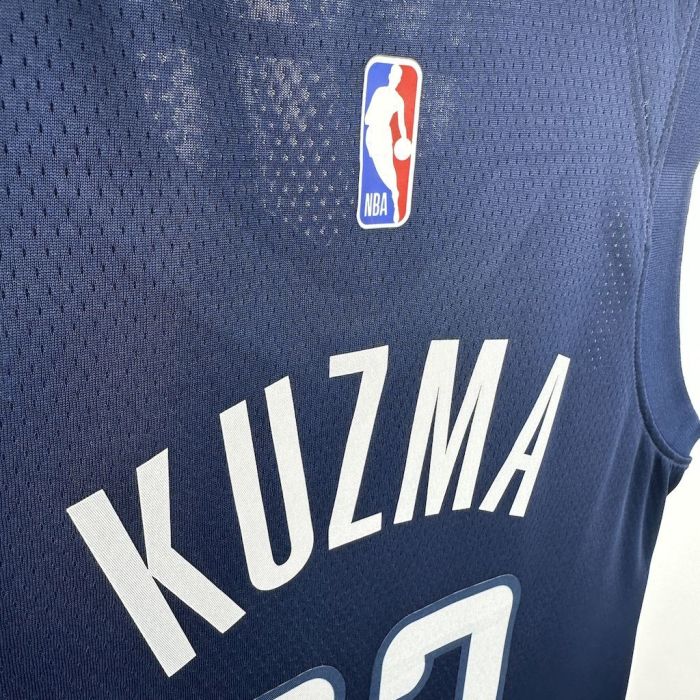Kyle Kuzma Washington Statement Edition 24/25 Swingman Jersey Red Blue