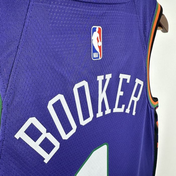 Devin Booker City Phoenix Suns City Edition 24/25 Swingman Jersey Purple