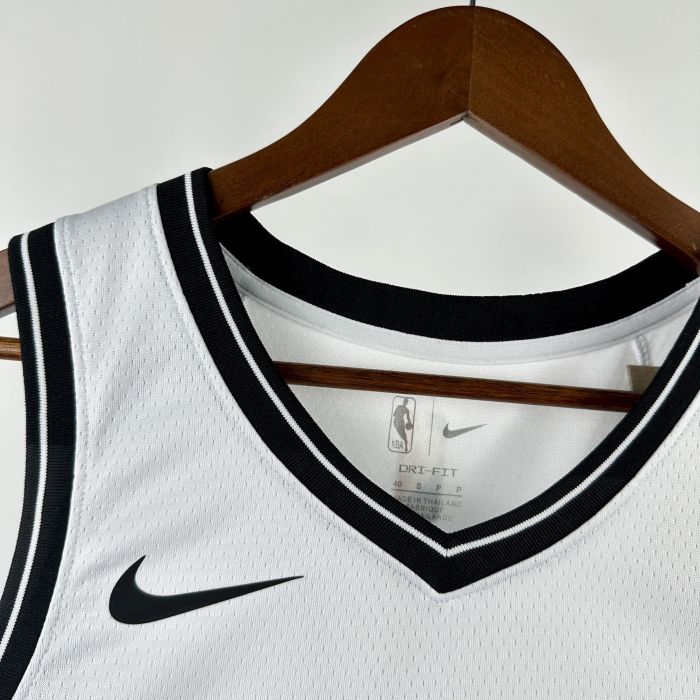 Cui Yongxi  Brooklyn Nets Association Edition Swingman Jersey White