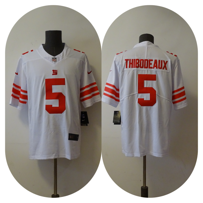 New York Giants Jersey White NO.5 THIBODEAUX