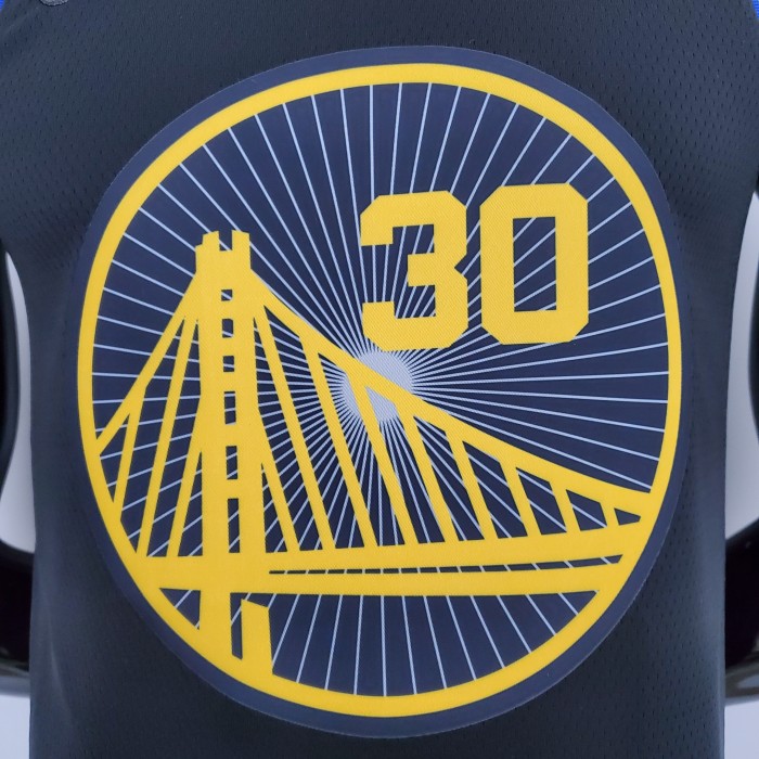 Stephen Curry Golden State Warriors 75th Anniversary Swingman Jersey Black