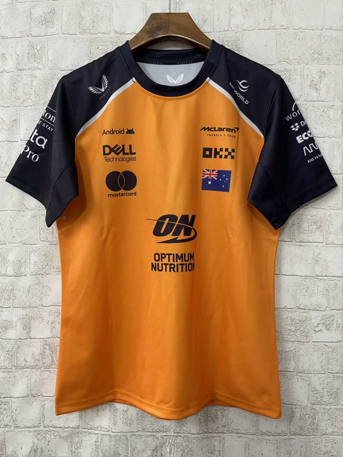 2025 McLaren T-Shirt Orange NO.81 Piastri