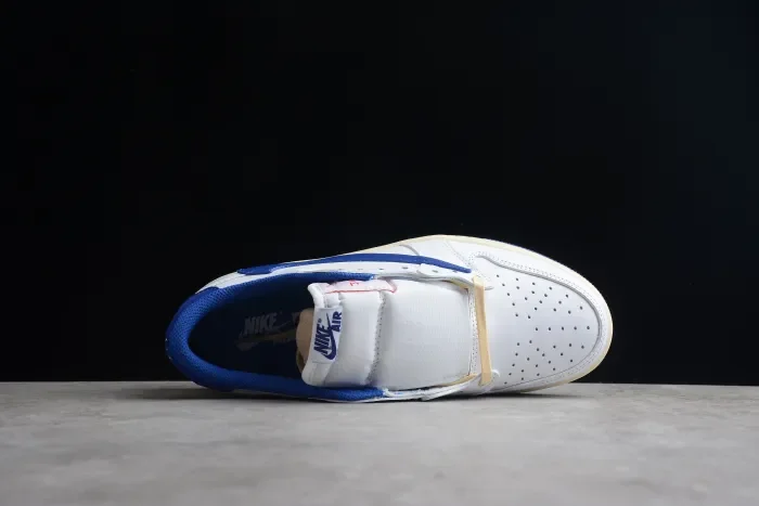 Travis Scott x Air Jordan 1 Low Blue Bottom Barb DM9868-218