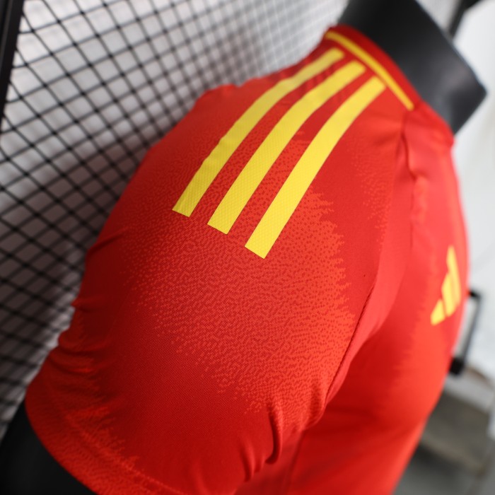 Spain Euro 2024 Home Player Version Man Jersey