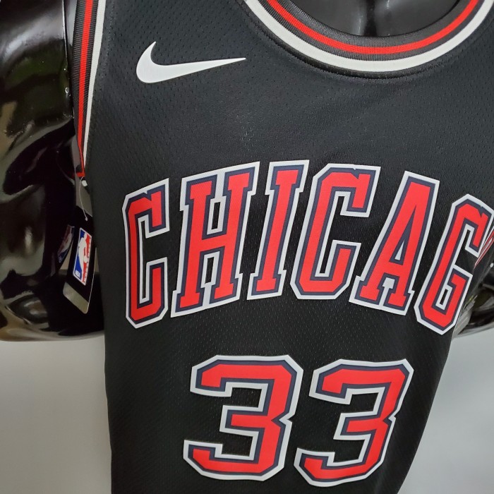 Scottie Pippen Chicago Bulls Swingman Jersey Black