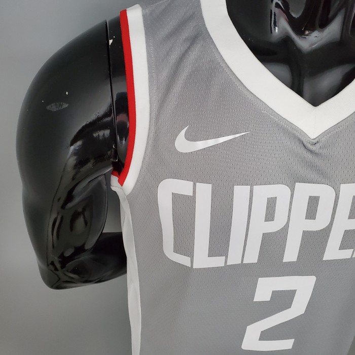 Kawhi Leonard LA Clippers Swingman Jersey Gray