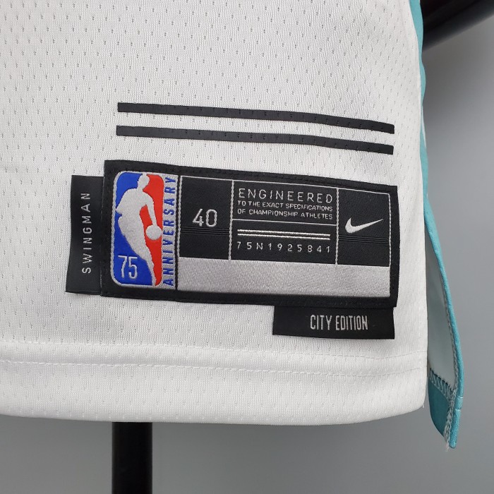 Tim Duncan San Antonio Spurs 2022 City Edition Swingman Jersey White