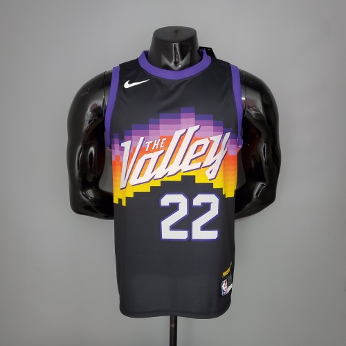 Deandre Ayton Phoenix Suns City Edition 2021 Swingman Jersey Black