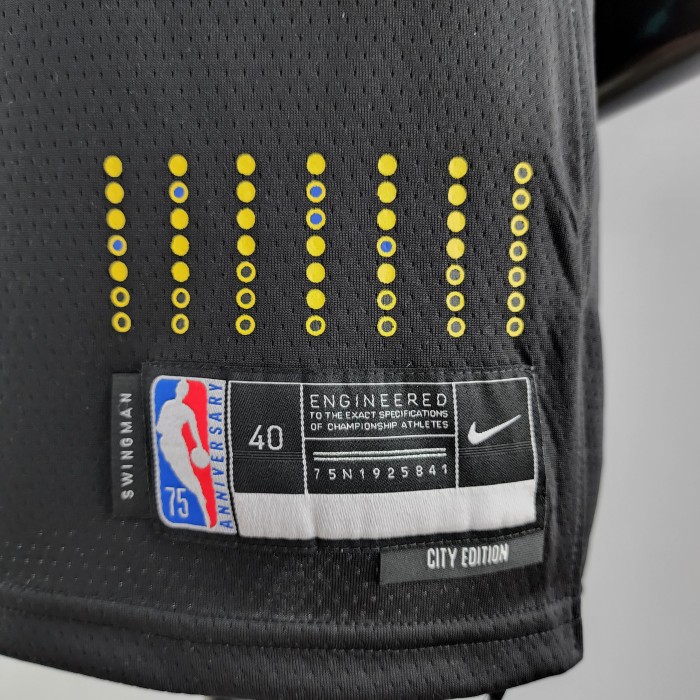 Jonathan Kuminga Golden State Warriors 75th Anniversary City Edition Swingman Jersey 2022
