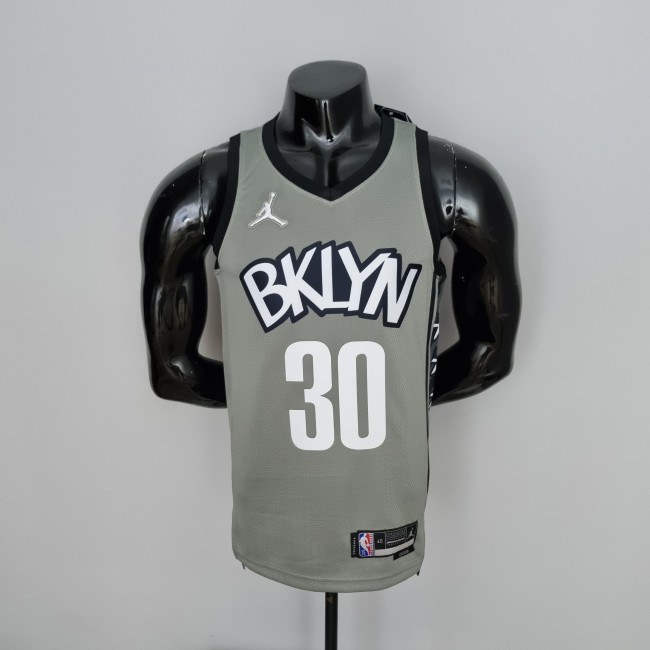 Seth Curry Brooklyn Nets 75th Anniversary City Edition Swingman Jersey Gray