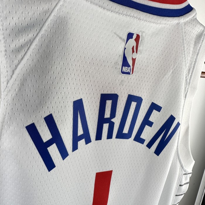 Los Angeles Clippers  Kids Jerjey  Icon Edition White 23/24 NO.1 Dončić