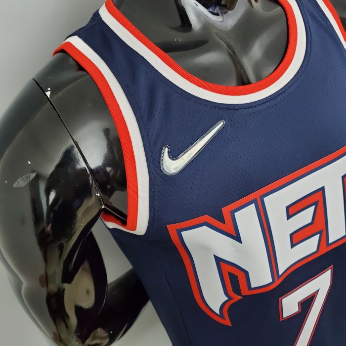 Kevin Durant Brooklyn Nets 2022 75th Anniversary Swingman Jersey Royal Blue