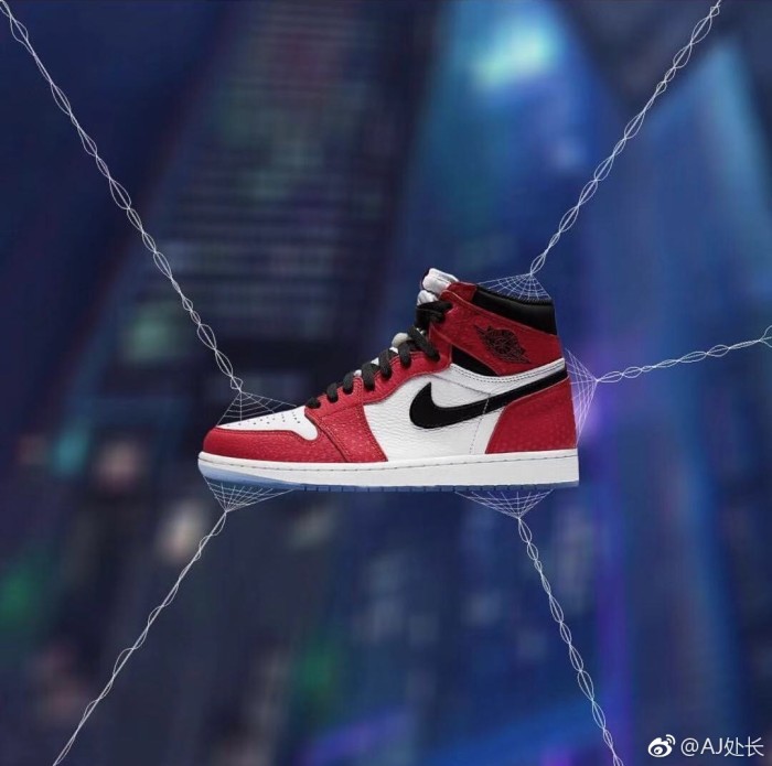 Air Jordan 1 Retro High Spider Man Origin Story 555088-602