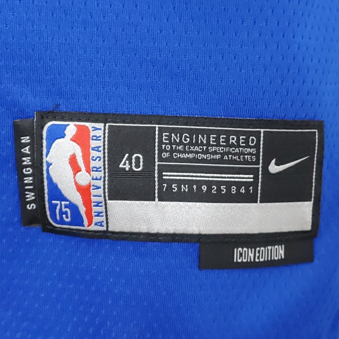 Tyrese Maxey Philadelphia 76ers 75th Anniversary Swingman Jersey Blue