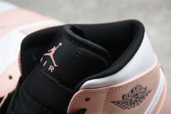 Air Jordan 1 Mid Arctic Orange Black Toe 554724-133