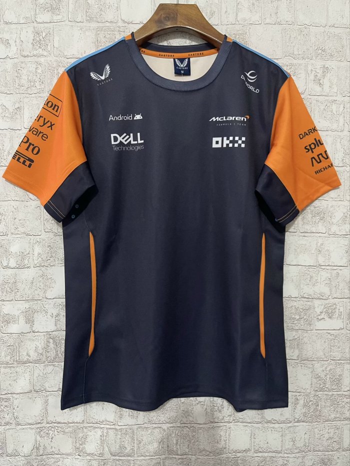 McLaren Polo Shirt Black NO Number