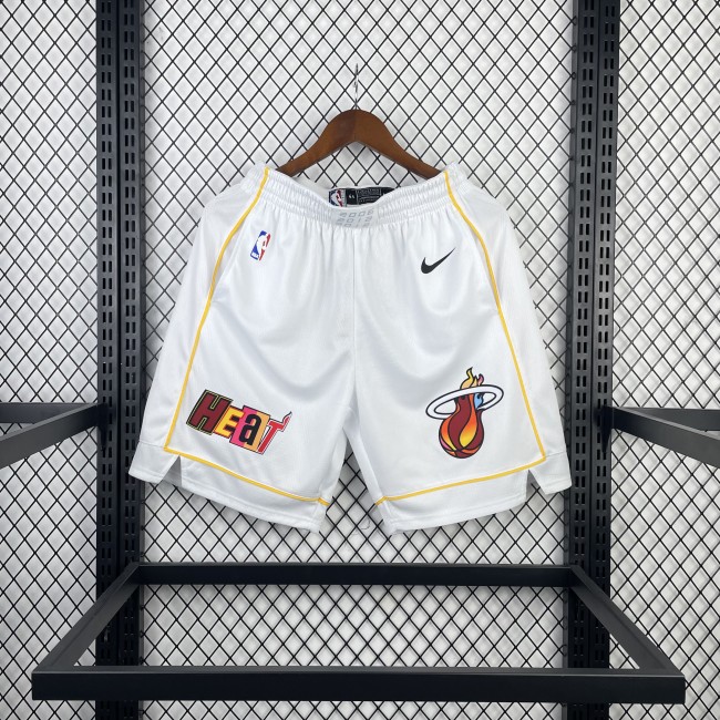 Miami Heat Basketball Shorts Association Edition Black 2023